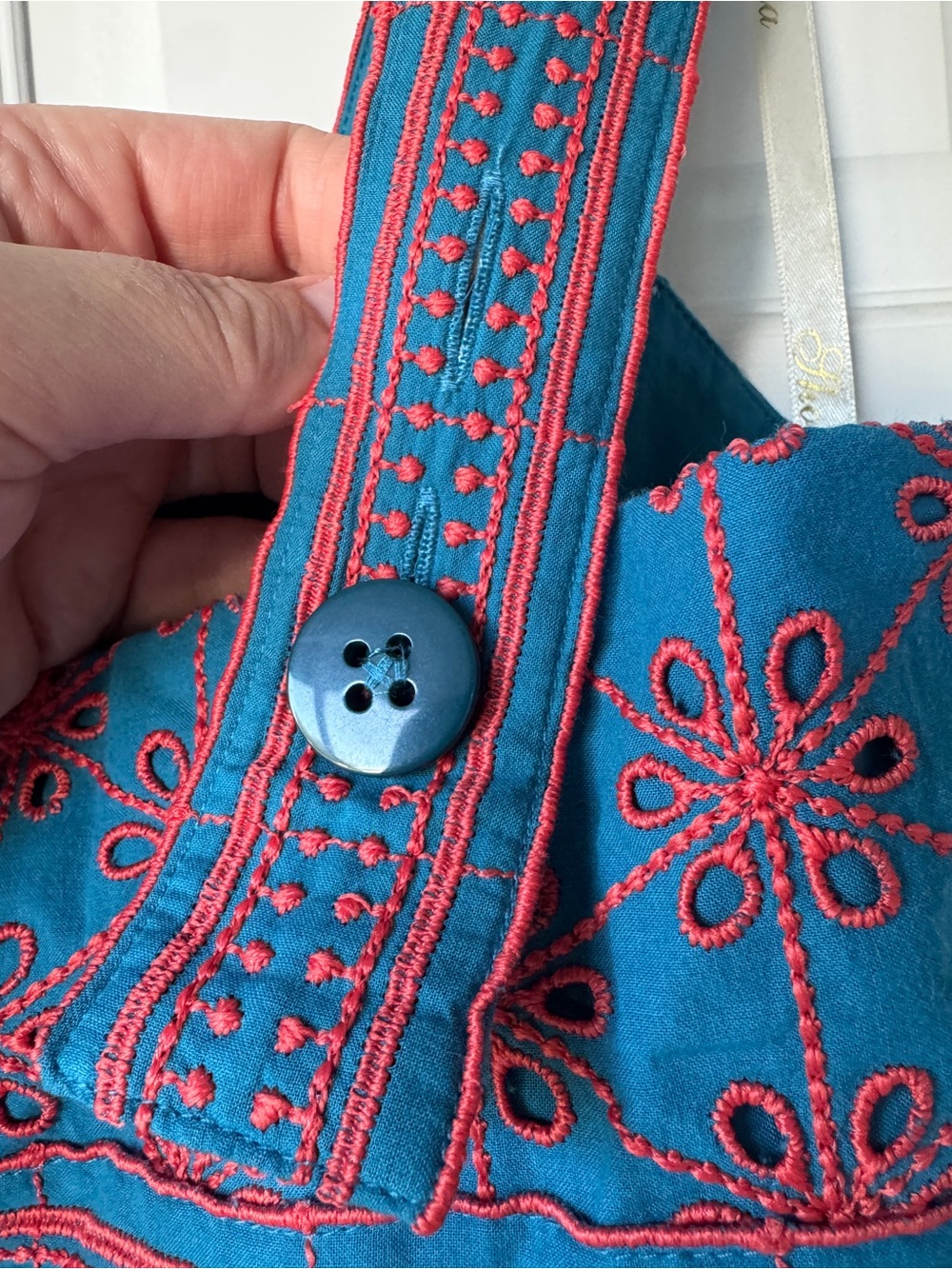 SHOSHANNA Amaya Tiered Eyelet Midi Dress - Picture 6 of 15